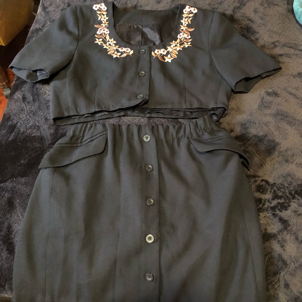 Two piece set top and bottom